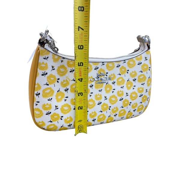 Coach Floral PT Teri yeloow Shoulder handbag SKU 9123 - Picture 4 of 16